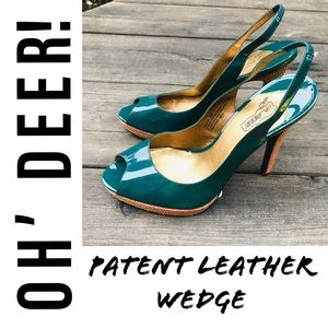 NW/OT Oh Deer! Wedge Pump - Size 9M